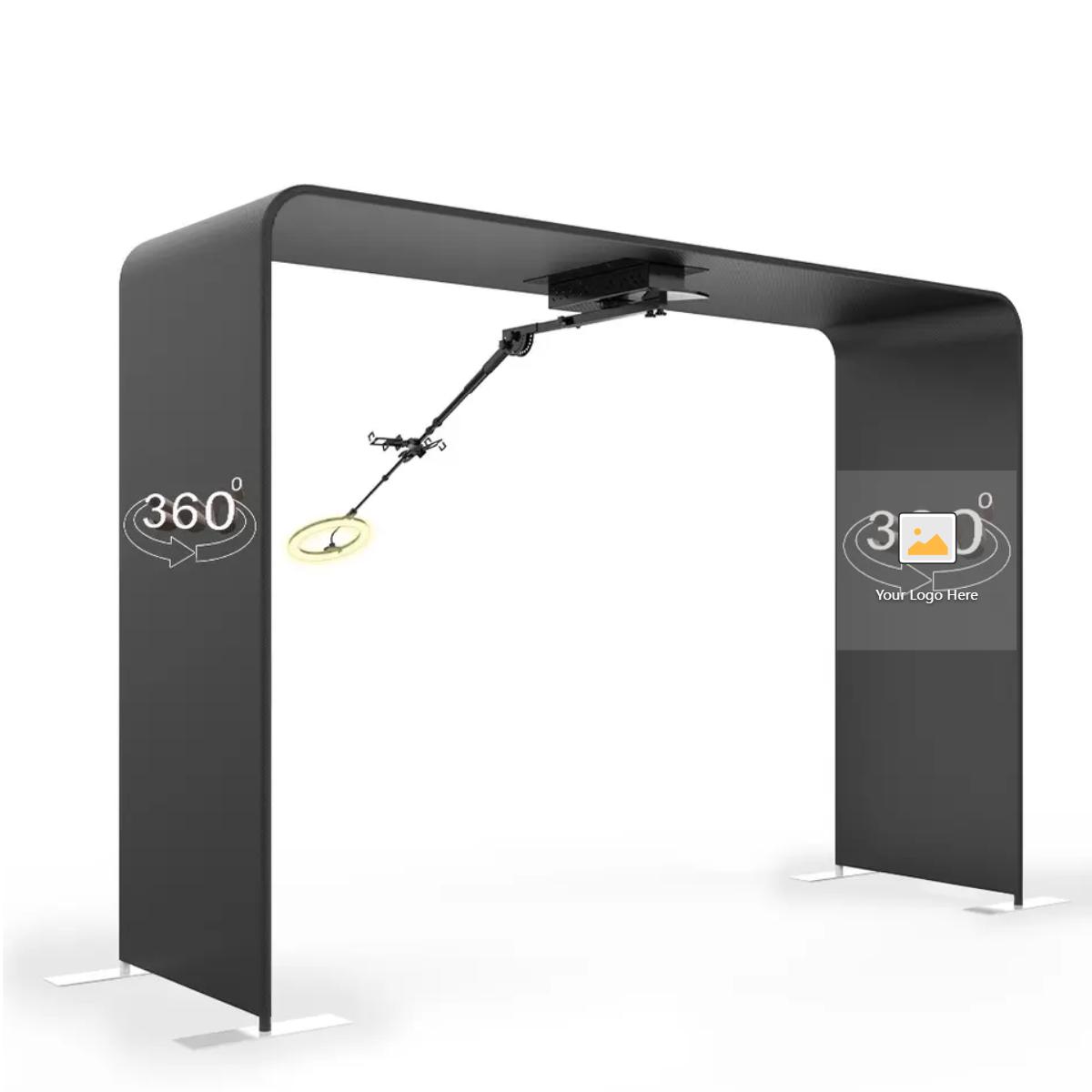 Rotating Automatic Slow Motion 360 Photo Booth Professionnel Overhead Sky 360 Photobooth