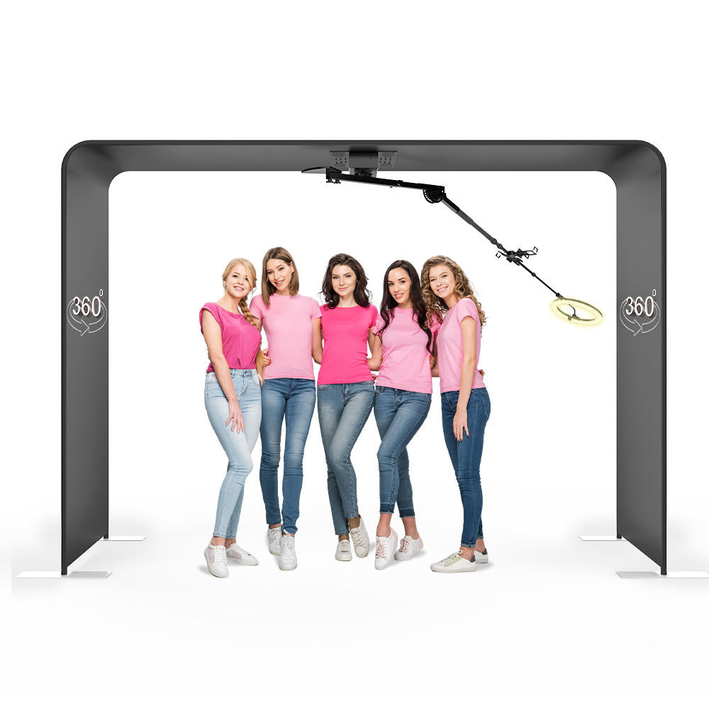 Rotating Automatic Slow Motion 360 Photo Booth Professionnel Overhead Sky 360 Photobooth