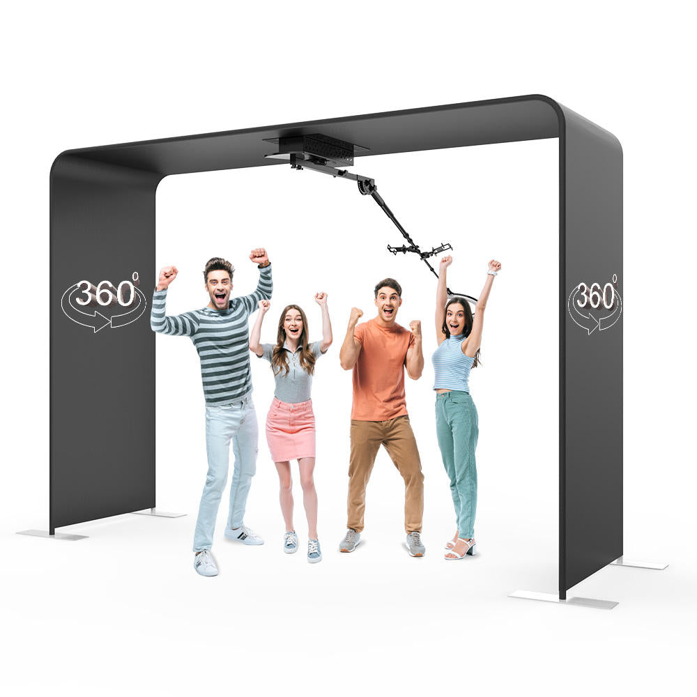 Rotating Automatic Slow Motion 360 Photo Booth Professionnel Overhead Sky 360 Photobooth